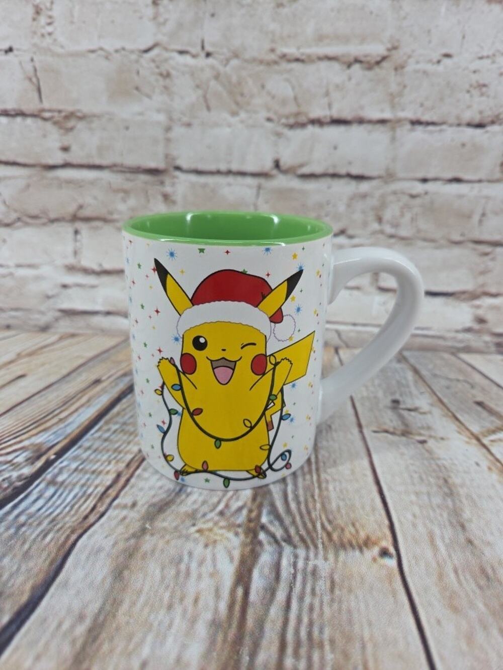 Pokemon 14 Oz. Santa Pikachu Christmas Large Ceramic Mug